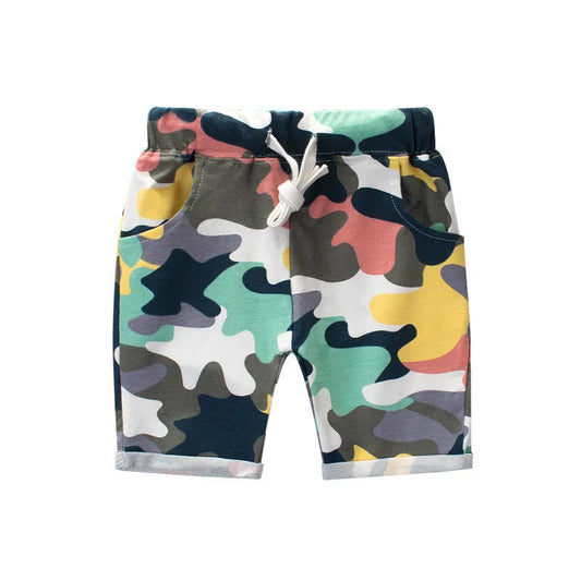 Pantalon de camouflage Lycra coton coréen vêtements pour enfants shorts pour enfants