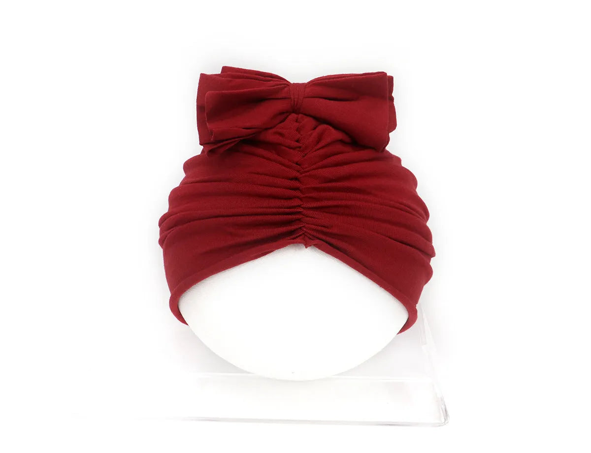 Mignon Bébé Chapeau Nouveau-Né Doux Bébé Fille Chapeau Turban Infantile Bébé enfant Capuchon Bonnet Headwraps