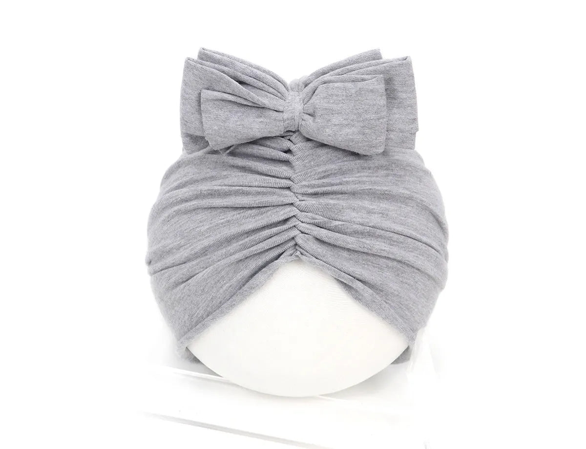 Mignon Bébé Chapeau Nouveau-Né Doux Bébé Fille Chapeau Turban Infantile Bébé enfant Capuchon Bonnet Headwraps - Enfance-Heureuse
