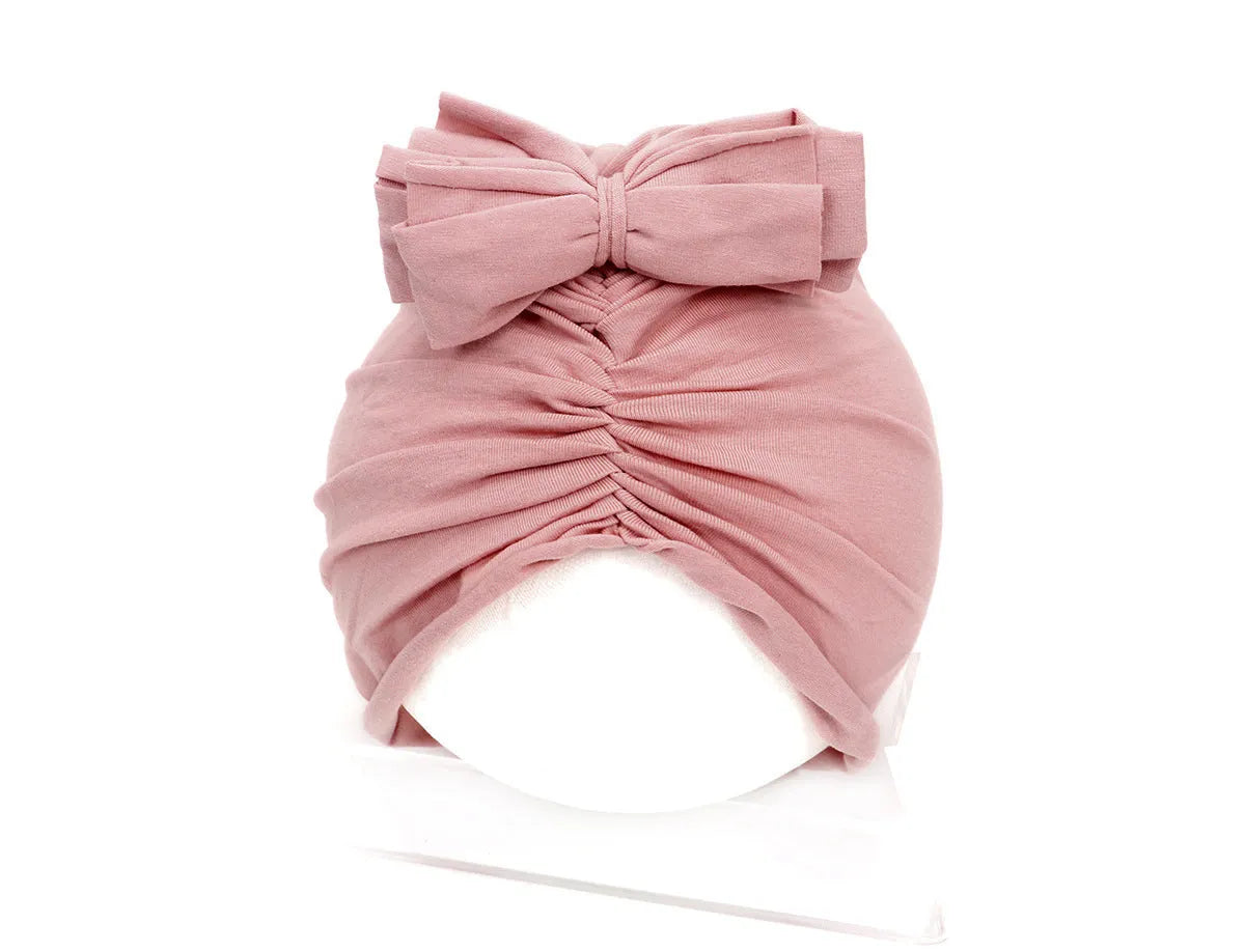 Mignon Bébé Chapeau Nouveau-Né Doux Bébé Fille Chapeau Turban Infantile Bébé enfant Capuchon Bonnet Headwraps