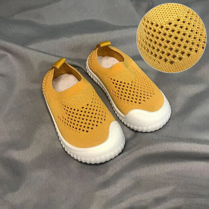 Zapatos de interior para niños, zapatos de suela blanda para guardería, niñas y niños