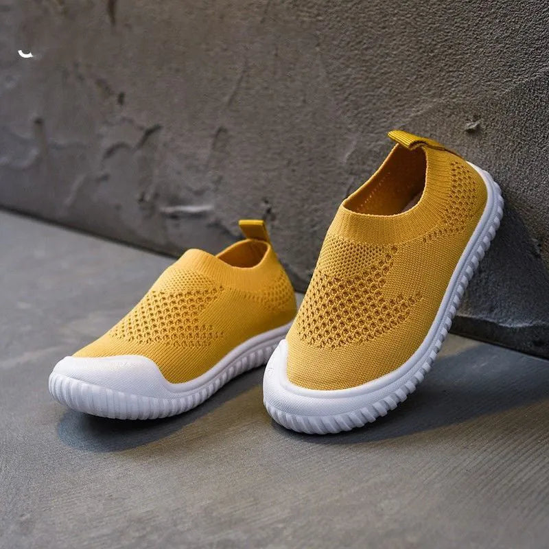 Enfants Chaussures D'intérieur Maternelle Filles Garçons Bébé Chaussures à Semelle Souple - Enfance-Heureuse