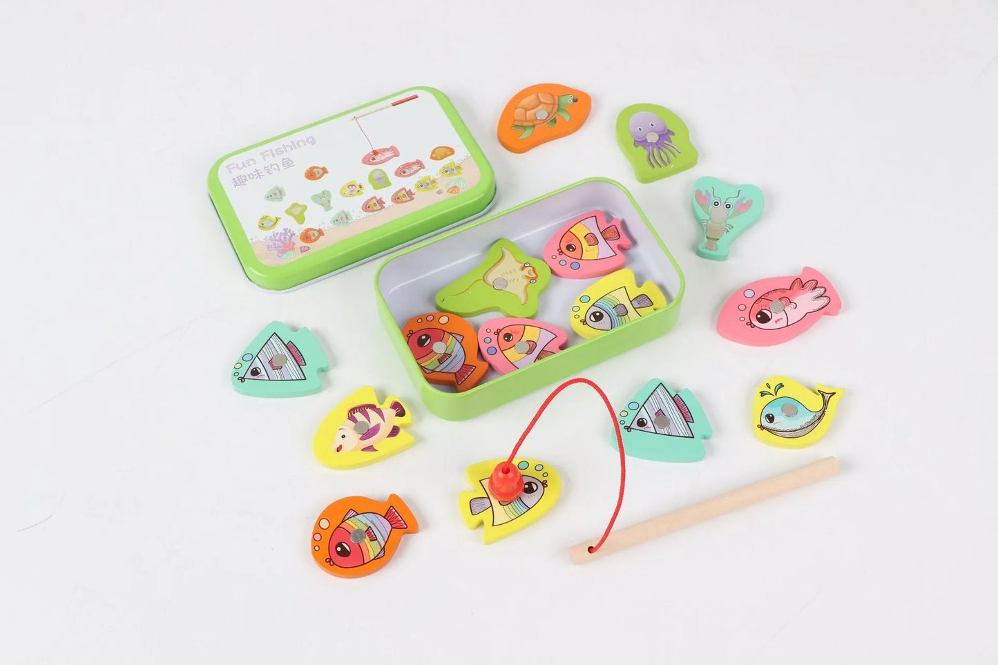 Jouets Educatifs En Bois Montessori Pour Enfants, Planche Occupee, Peche, Maths, Jouet Prescolaire, Cadeau Du Nouvel An