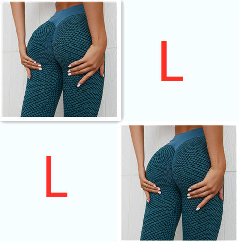 Plaid Leggings Fitness Yoga Pants Women's Seamless High Waist Breathable Gym Leggings - Enfance-Heureuse