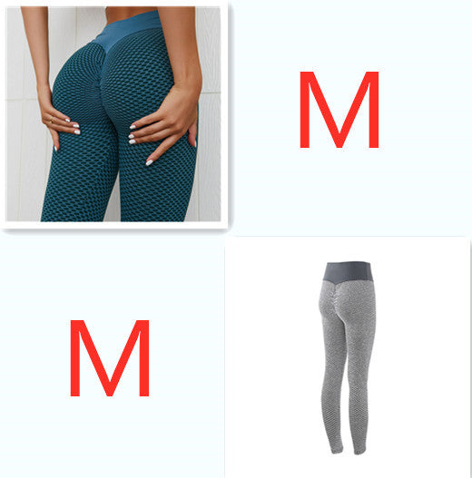Plaid Leggings Fitness Yoga Pants Women's Seamless High Waist Breathable Gym Leggings - Enfance-Heureuse