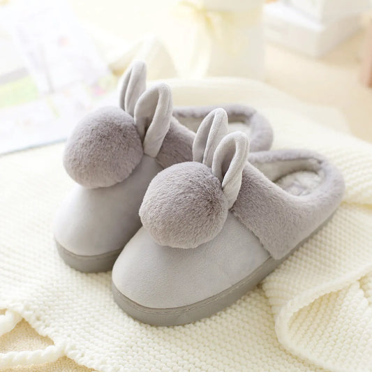 Children'S Cotton Slippers Autumn And Winter Indoor Ball To Keep Warm Girls Cotton Slippers - Enfance-Heureuse