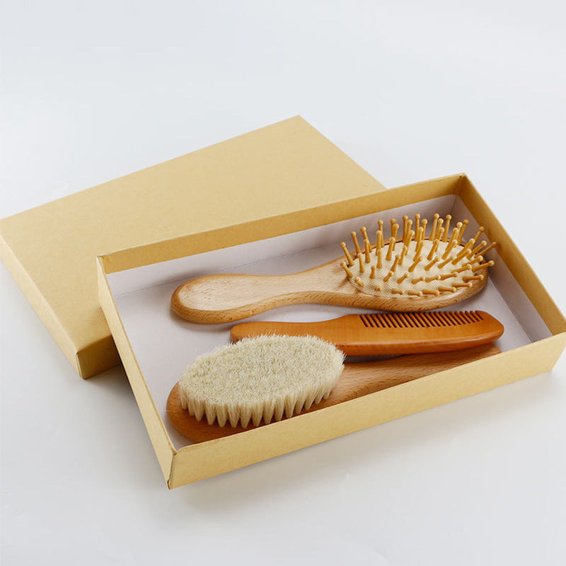 Baby Shower Shampoo Brush Small Comb Soft Bristles Brush Cleaning Care Tool