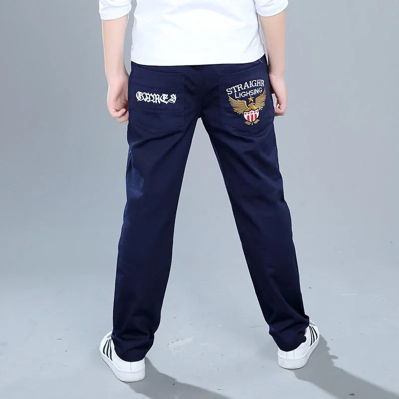 Boys' Casual Pants Spring And Autumn Cotton Trousers