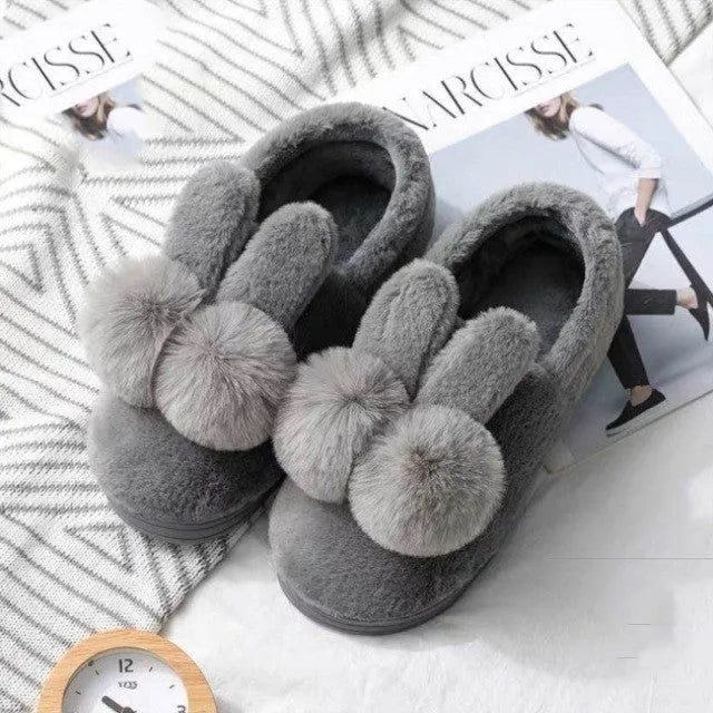 Cuhk Pantoufles Dhiver En Coton Pour Enfants, Pour  Et Filles, Une Famille De Trois Parents, En Peluche, Chaussures Chaudes