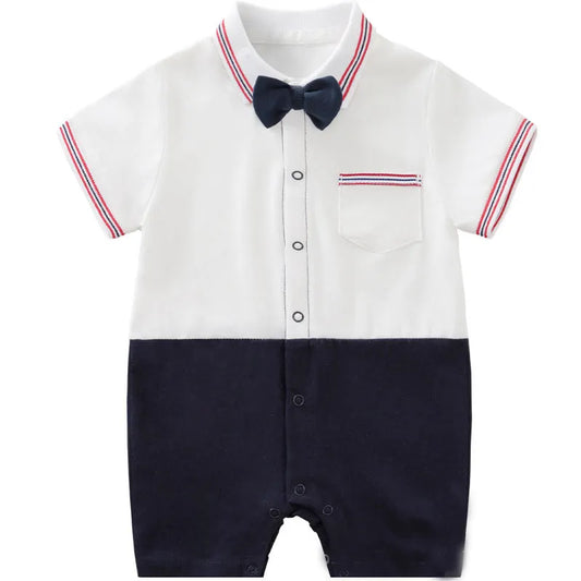 Stylish Baby Male Summer One-piece Clothes