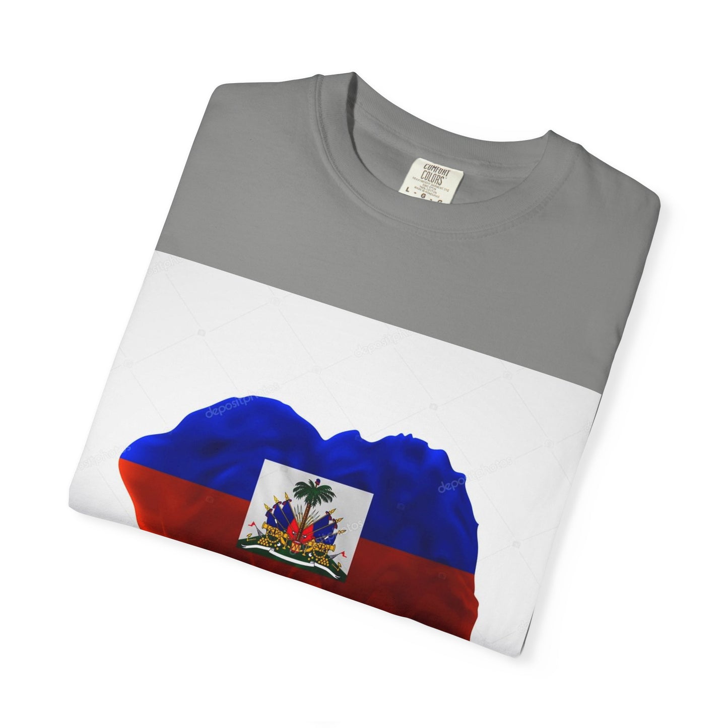 Haiti Flag Drip T-Shirt — Haitian Pride Graphic Tee
