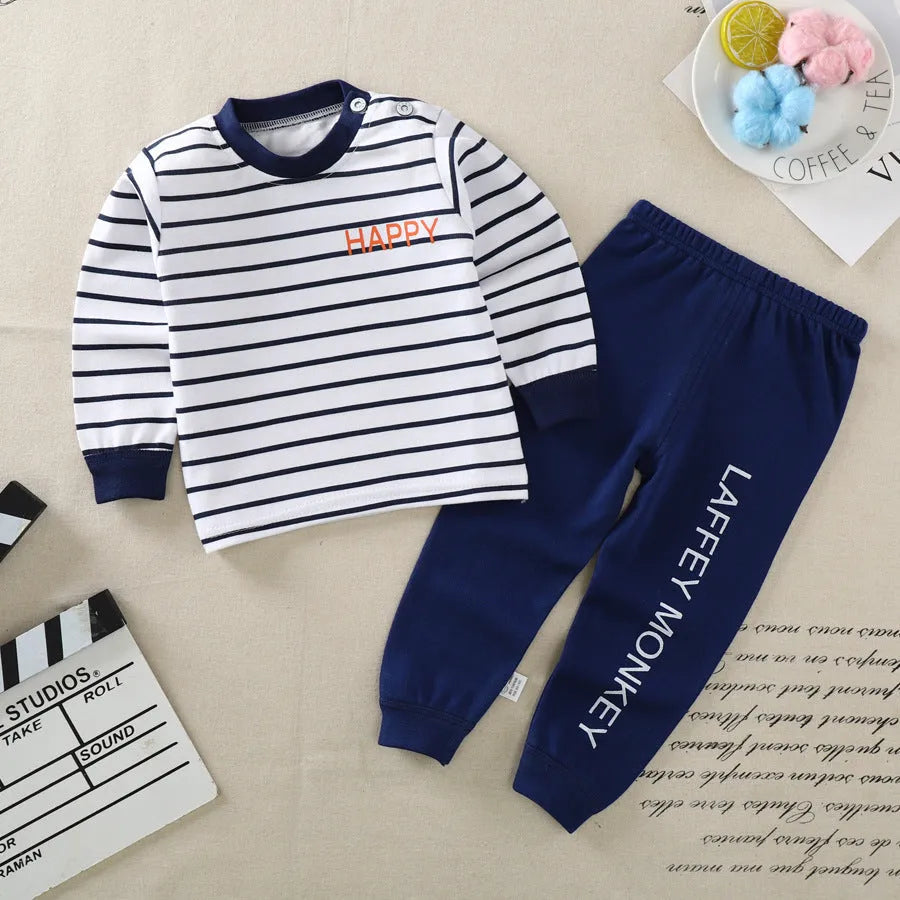 Children's Clothing And Children's Underwear Set In Pure Cotton 