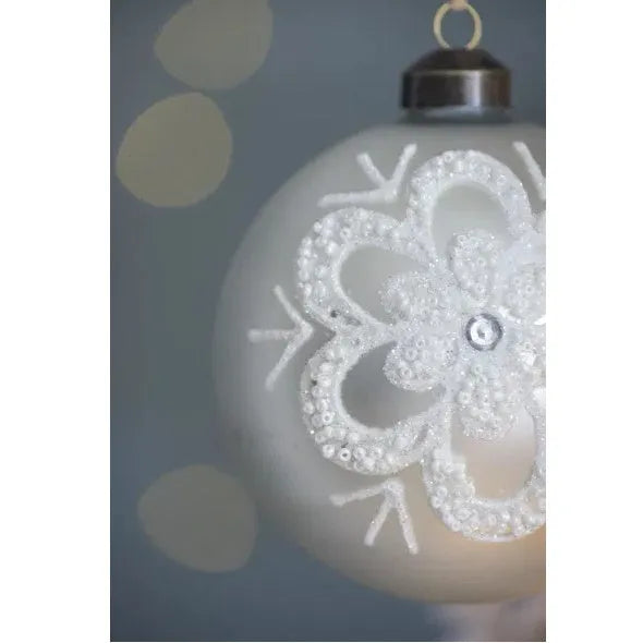 D3.9 Christmas Ball Ornaments, Glass Decorative Hanging Ball Christmas Tree Ornaments For Holiday Party Decorations, Set Of 6 - Enfance-Heureuse
