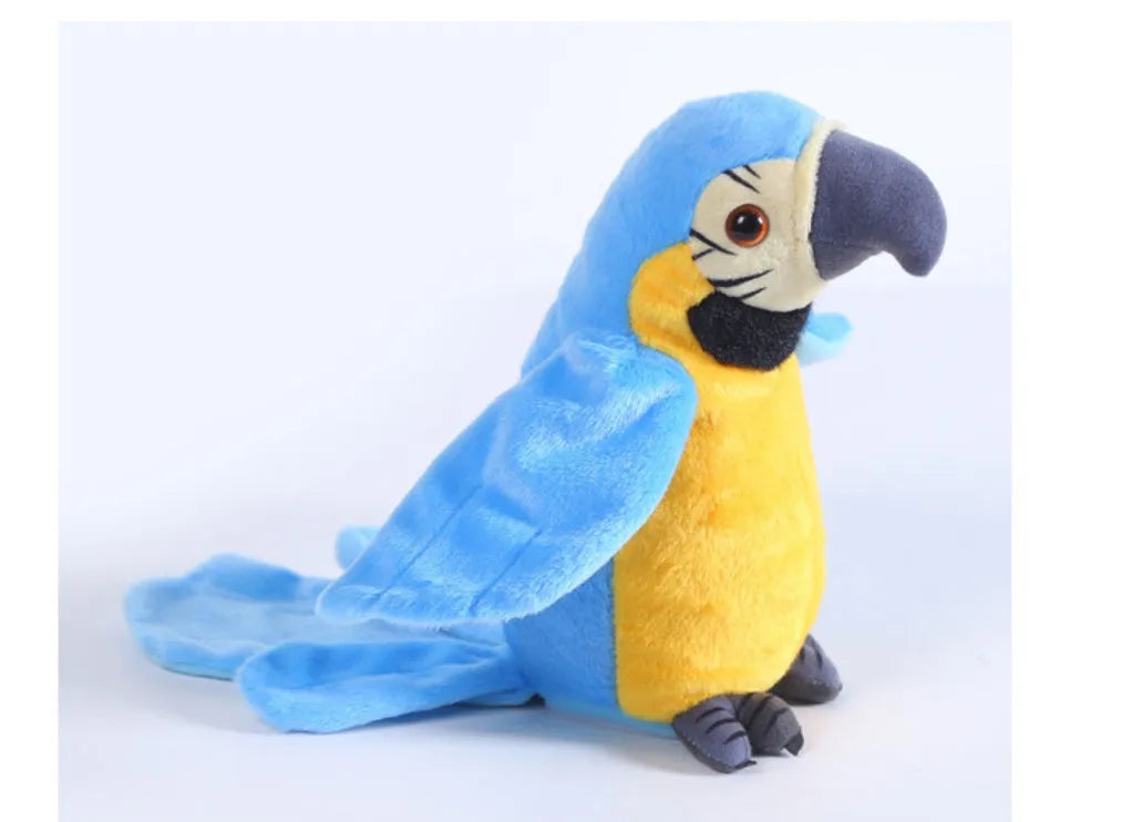 Electric Talking Parrot Plush Toy Cute Speaking Repeats Sheet