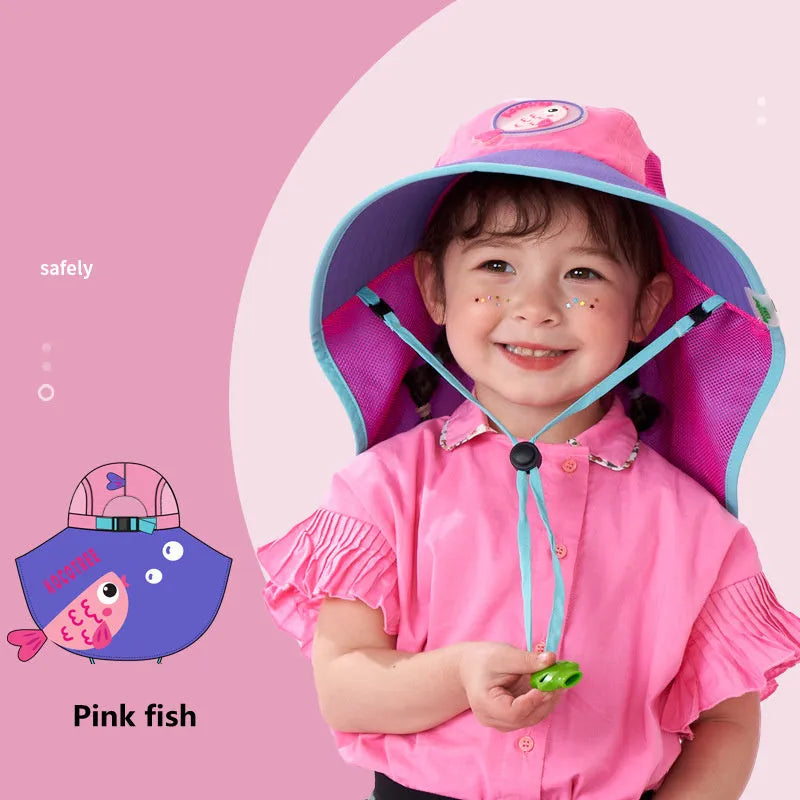 Children's Sun Protection And UV Protection Sun Hat