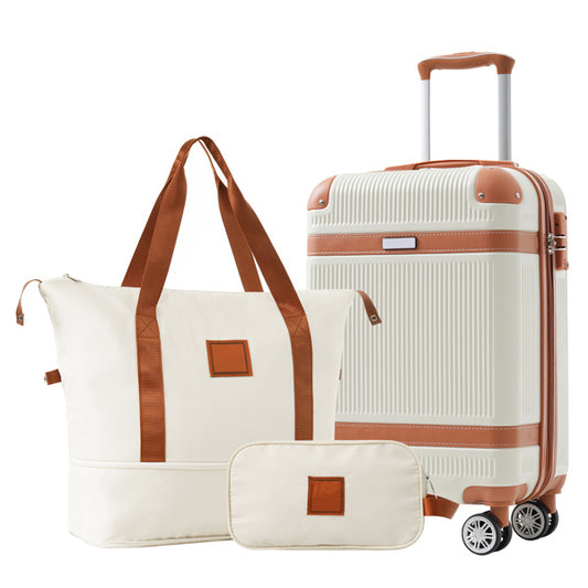Hard Shell Luggage Set, 3-piece Set, 20 Inches - Enfance-Heureuse