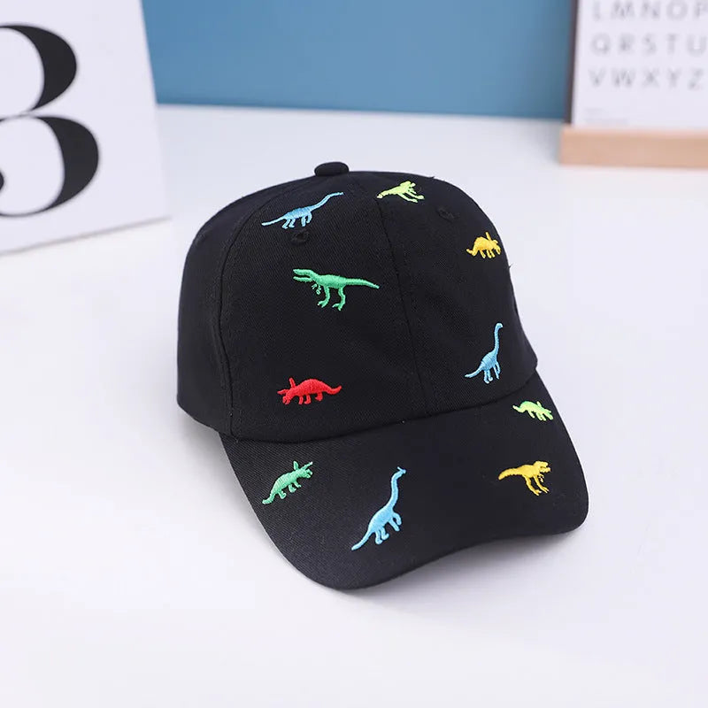 Colorful Small Dinosaur Children's Baseball Hats