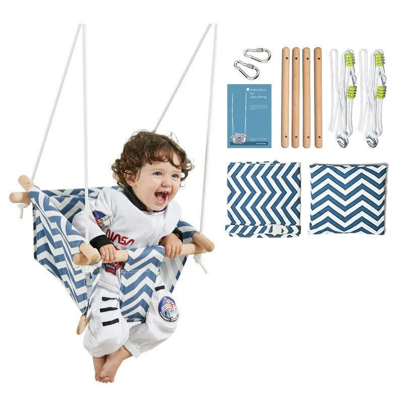 Infant Hanging Chair Child Baby Home Folding Seat Canvas Swing