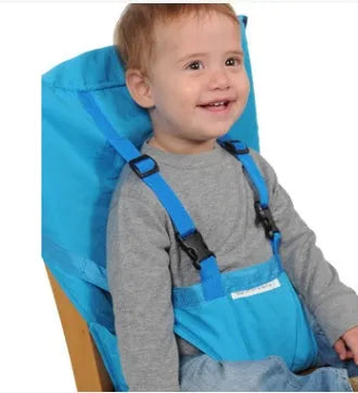 Motherhug German Quality Portable Baby Chair Baby Seat Safety Strap Color Dining Chair Bag 