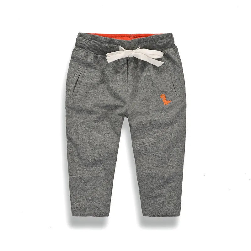 Children's Little Dinosaur Lace-up Sweatpants