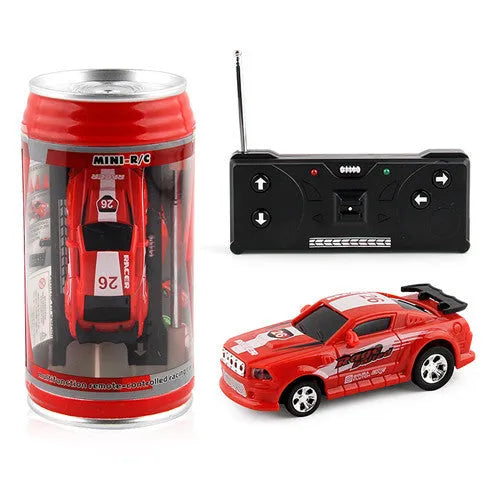 Coke Can Mini RC Radio Remote Control Micro Voiture De Course 4 Fréquences