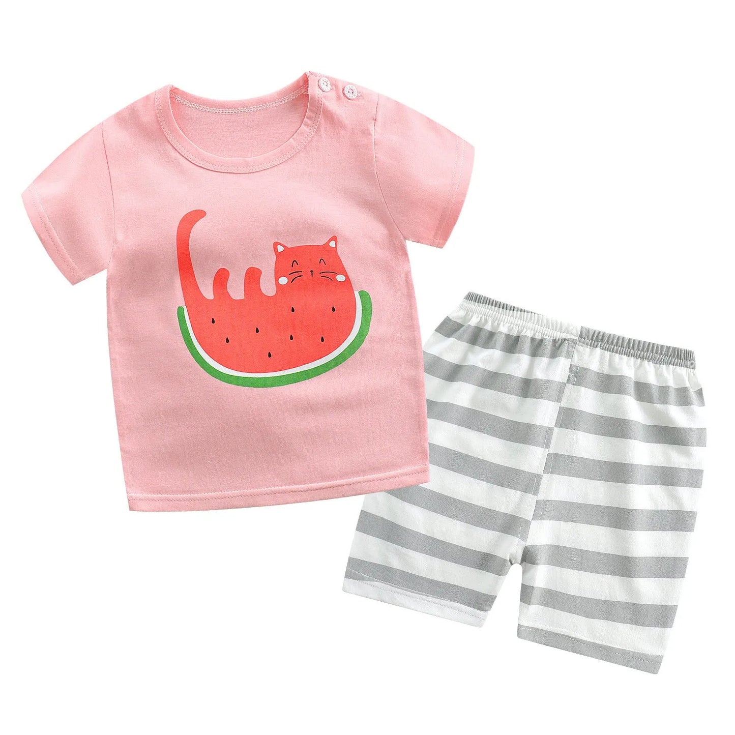 Cotton T-shirt Women  Treasure Summer Shorts Baby Clothes Manufacturer