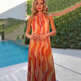 Elegant And Comfortable Halter Dress Women's - Enfance-Heureuse