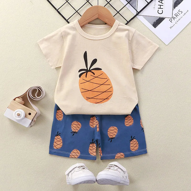 Cotton T-shirt Women  Treasure Summer Shorts Baby Clothes Manufacturer