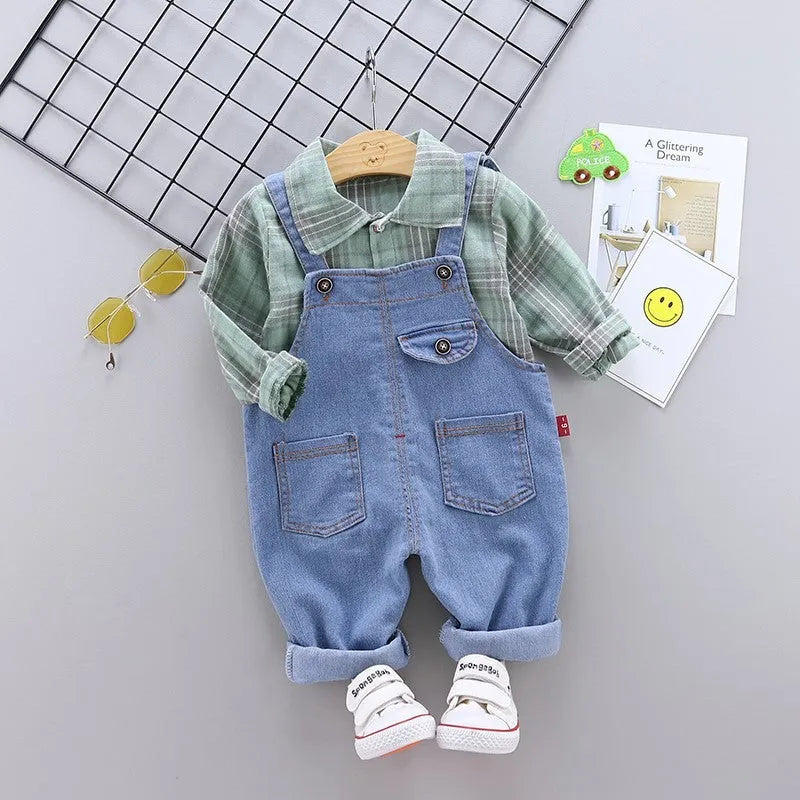 Dinosaur Bib Outfit Set