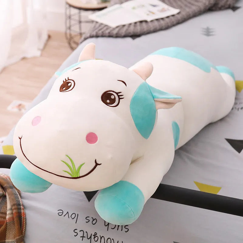 Cow plush toy pillow