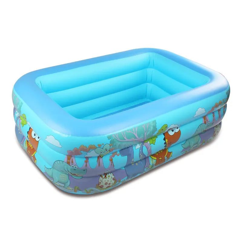 Piscina inflable para bebés en casa