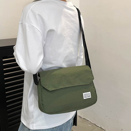 Ins Messenger Bags Women Men Crossbody Shoulder Bag Casual Couple Small Flap Bag - Enfance-Heureuse