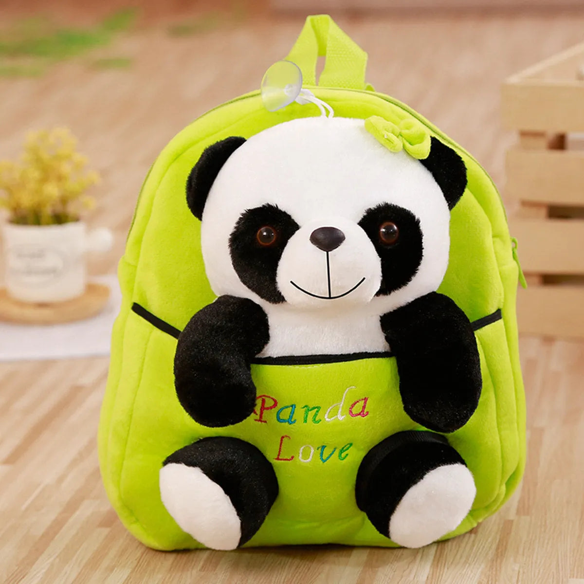 Mochila de panda de dibujos animados