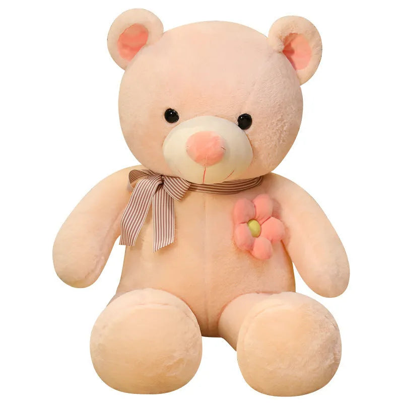 Muñeco oso de peluche, oso grande, juguete de peluche, flor, muñeco de trapo BEBEAR