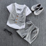 Children's Clothing Vest Short-Sleeved Suit New Summer Children's Children's Suit - Enfance-Heureuse