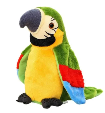 Electric Talking Parrot Plush Toy Cute Speaking Repeats Sheet