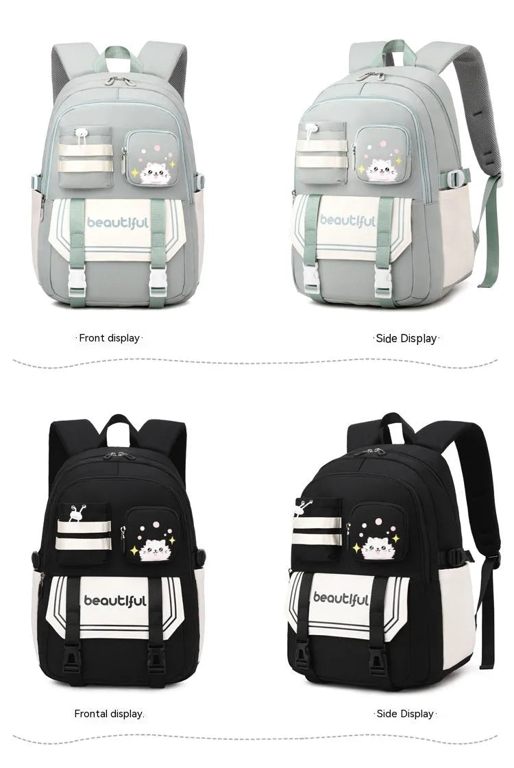 Large Capacity Schoolbag For Primary School Girls Cute