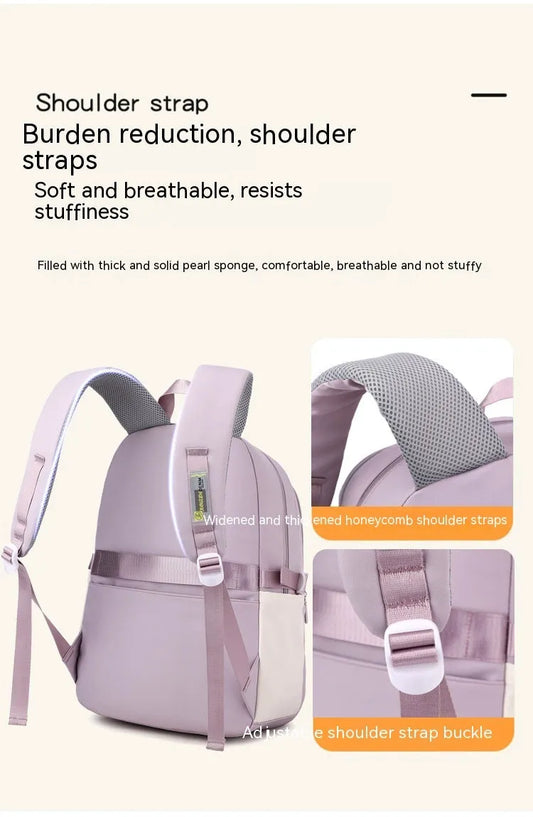 Large Capacity Schoolbag For Primary School Girls Cute - Enfance-Heureuse