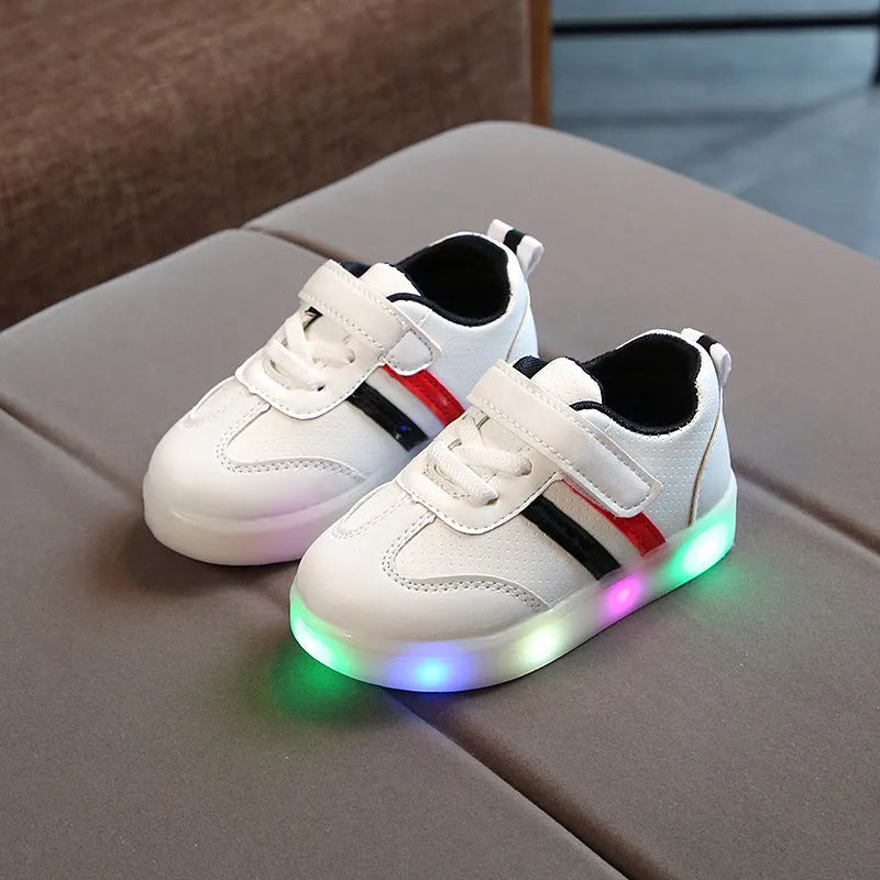 Kimmy White LED Sneakers Shoes