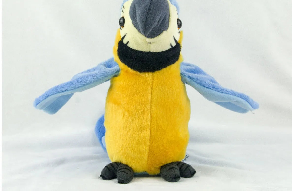 Electric Talking Parrot Plush Toy Cute Speaking Repeats Sheet