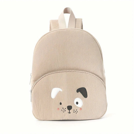 Mochila De Pana Con Oso Lindo Bordado