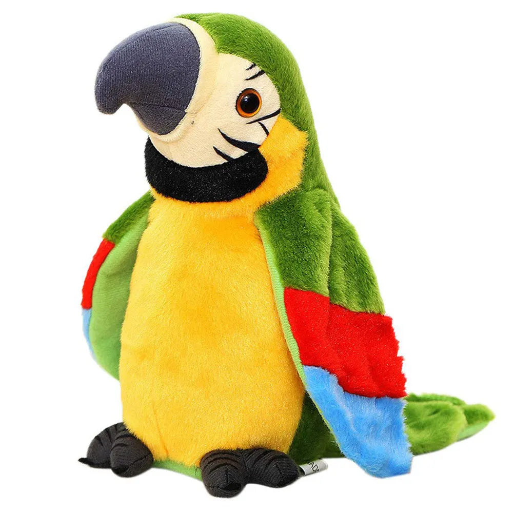 Electric Talking Parrot Plush Toy Cute Speaking Repeats Sheet