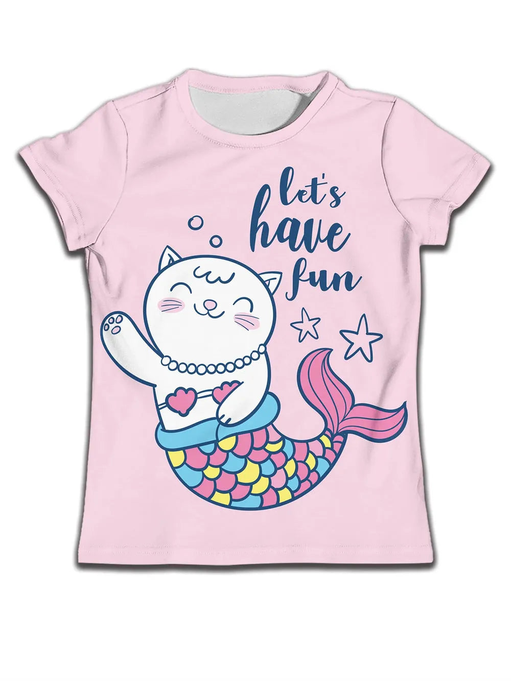 Children Boy T-shirt Clothes Casual Soft T-shirt Cute Cat Cartoon Pattern