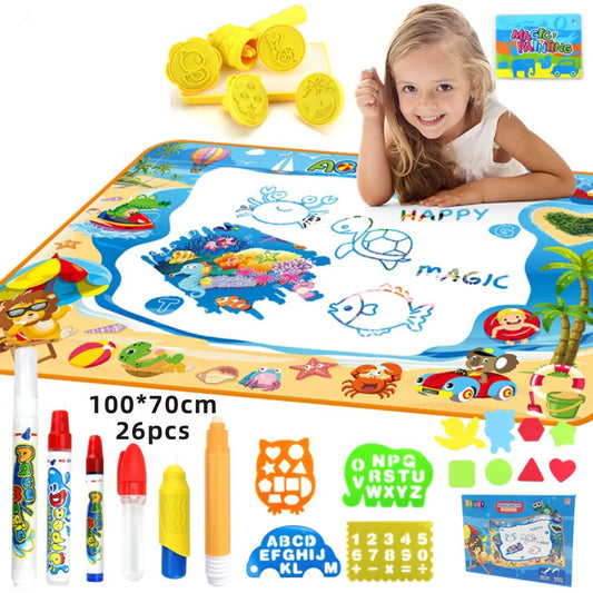 Color writing graffiti blanket - Enfance-Heureuse