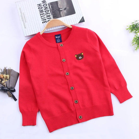 Classic Explosion Boys Knit Cardigan Thin Kids Jacket