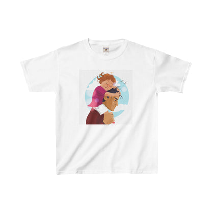 Family Bonding Kids Tee - Cute Kids Tee, Gift for Kids, Family Tee, Playdate Shirt, Birthday Gift, Everyday Wear - Enfance-Heureuse