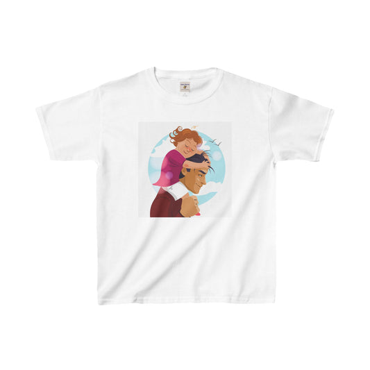 Family Bonding Kids Tee - Cute Kids Tee, Gift for Kids, Family Tee, Playdate Shirt, Birthday Gift, Everyday Wear - Enfance-Heureuse