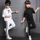 Men's and girls' suits new white sportswear - Enfance-Heureuse
