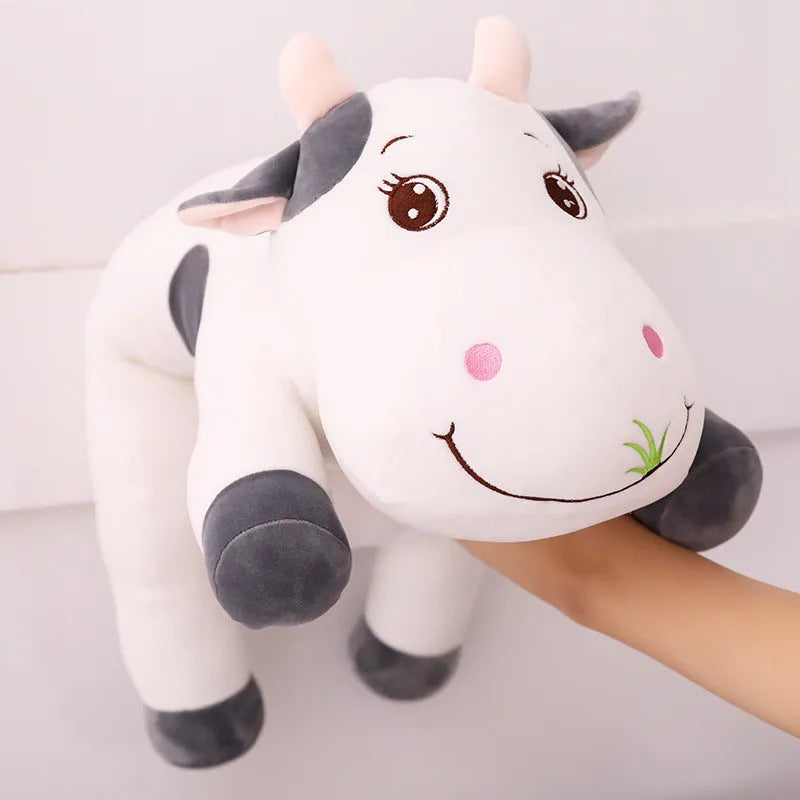 Cow plush toy pillow