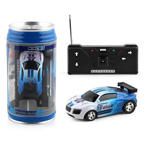 Coke Can Mini RC Radio Remote Control Micro Voiture De Course 4 Fréquences